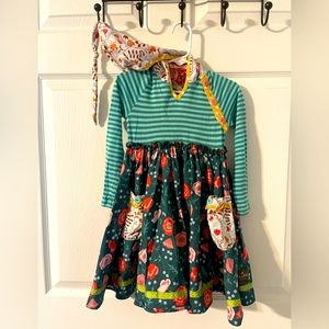 Matilda Jane Chrissy hooded Christmas dress